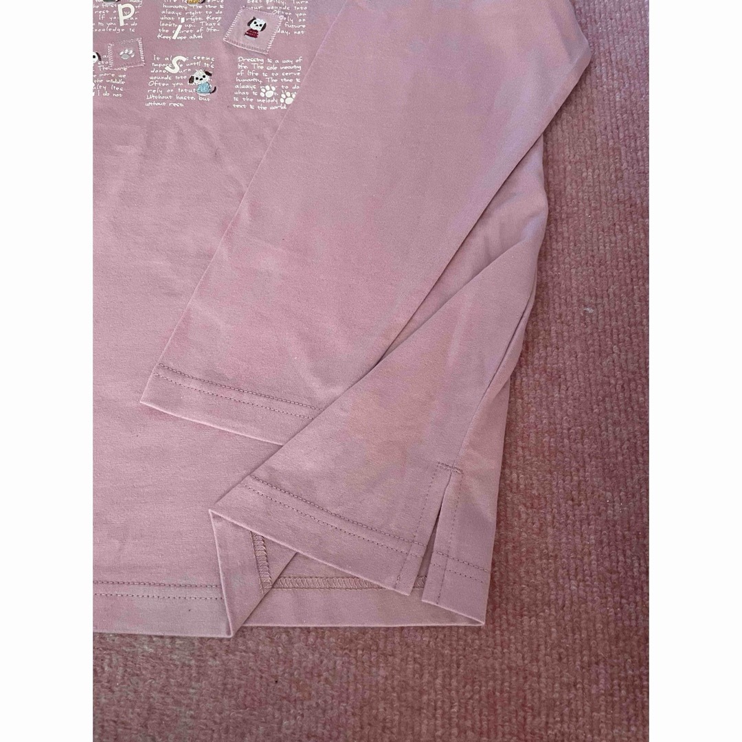 レディース長袖tシャツ　ピンク レディースのトップス(Tシャツ(長袖/七分))の商品写真