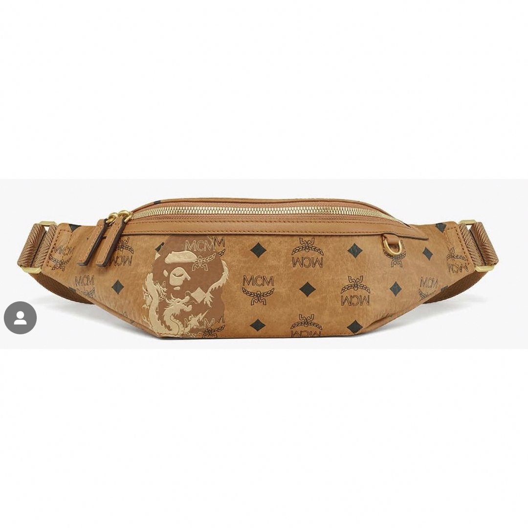 waist leather bag mcm bape ウエストバッグ ベイプバッグ - ウエスト