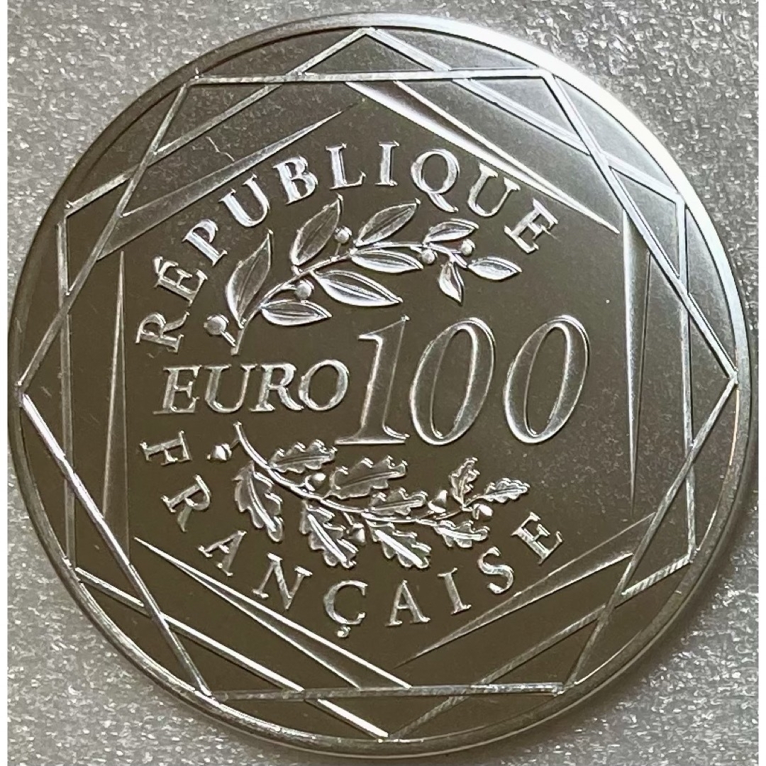 貨幣2023 フランス　ディズニー100周年記念　100ユーロ銀貨