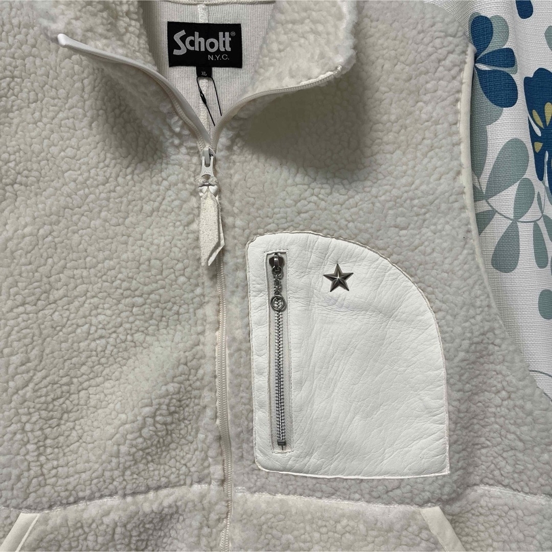 schott(ショット)のSchott ボアベスト メンズのトップス(ベスト)の商品写真