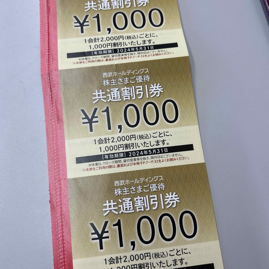 ジャパン公式通販 西武 株主優待券 1000円×40 | www.takalamtech.com