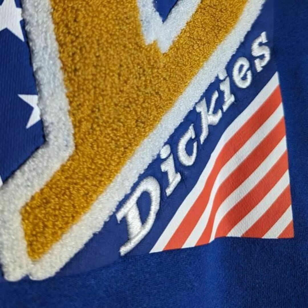 Dickies(ディッキーズ)の古着 スウェット ディッキーズ ロゴ 刺繍 ワッペン アメリカ 美品 メンズのトップス(スウェット)の商品写真