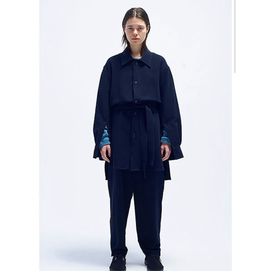 URU 21aw LONG SLEEVE BELTED SHIRTSシャツ