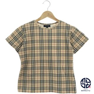 バーバリー(BURBERRY)のBURBERRY LONDON バーバリー ロンドン バーバリーチェック Tシャツ カットソー チビT レディース Sサイズ アパレル(カットソー(半袖/袖なし))