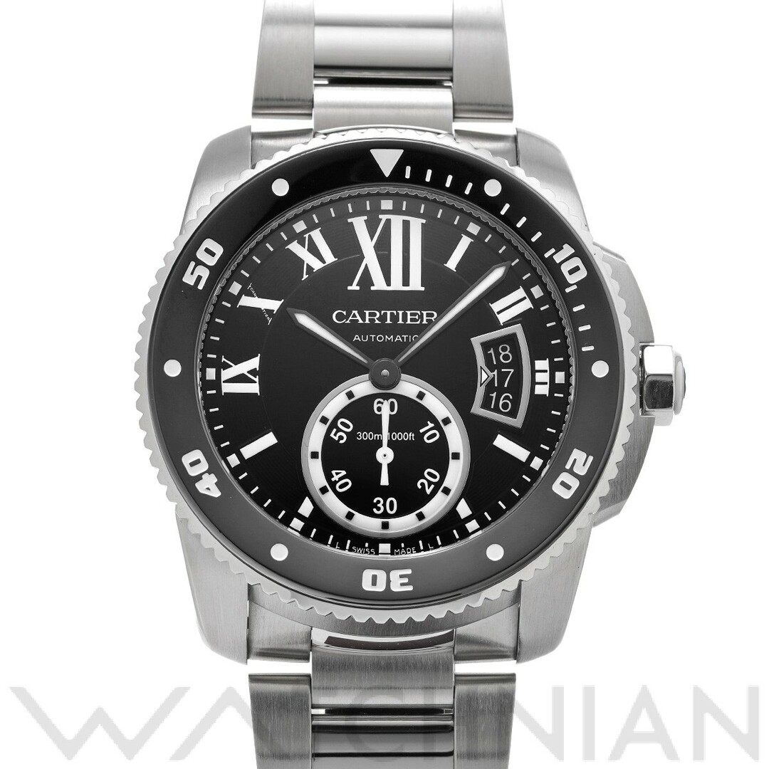 カルティエ CARTIER W7100057 ブラック メンズ 腕時計腕時計(アナログ)