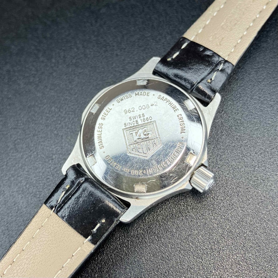 TAG Heuer(タグホイヤー)の【美品 正規品】 タグホイヤー ブラック レディース ボーイズ 腕時計 可動品 レディースのファッション小物(腕時計)の商品写真