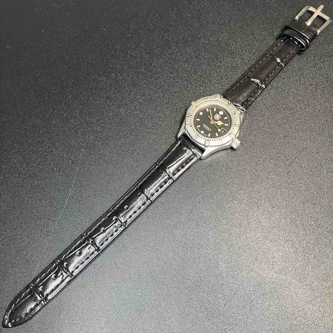 TAG Heuer(タグホイヤー)の【美品 正規品】 タグホイヤー ブラック レディース ボーイズ 腕時計 可動品 レディースのファッション小物(腕時計)の商品写真