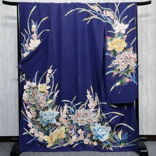 逸品】 京加賀友禅作家 松本健一作 紫色の振袖 晴れ着 成人式 逸品】 京加賀友禅作家 松本健一作 紫色の振袖 晴れ着 成人式
