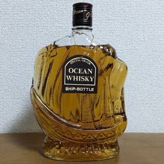 三楽オーシャン　シップボトル　特級　760ml43%　未開栓　箱無④(ウイスキー)