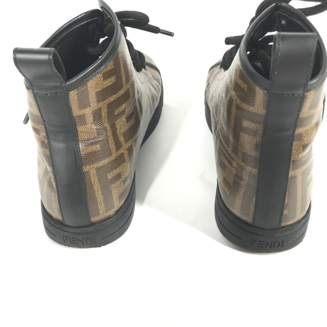 FENDI - フェンディ FENDI ズッカ 8E6594 靴 紐 ハイカット FENDI - フェンディ FENDI ズッカ 8E6594 靴 紐 ハイカット
