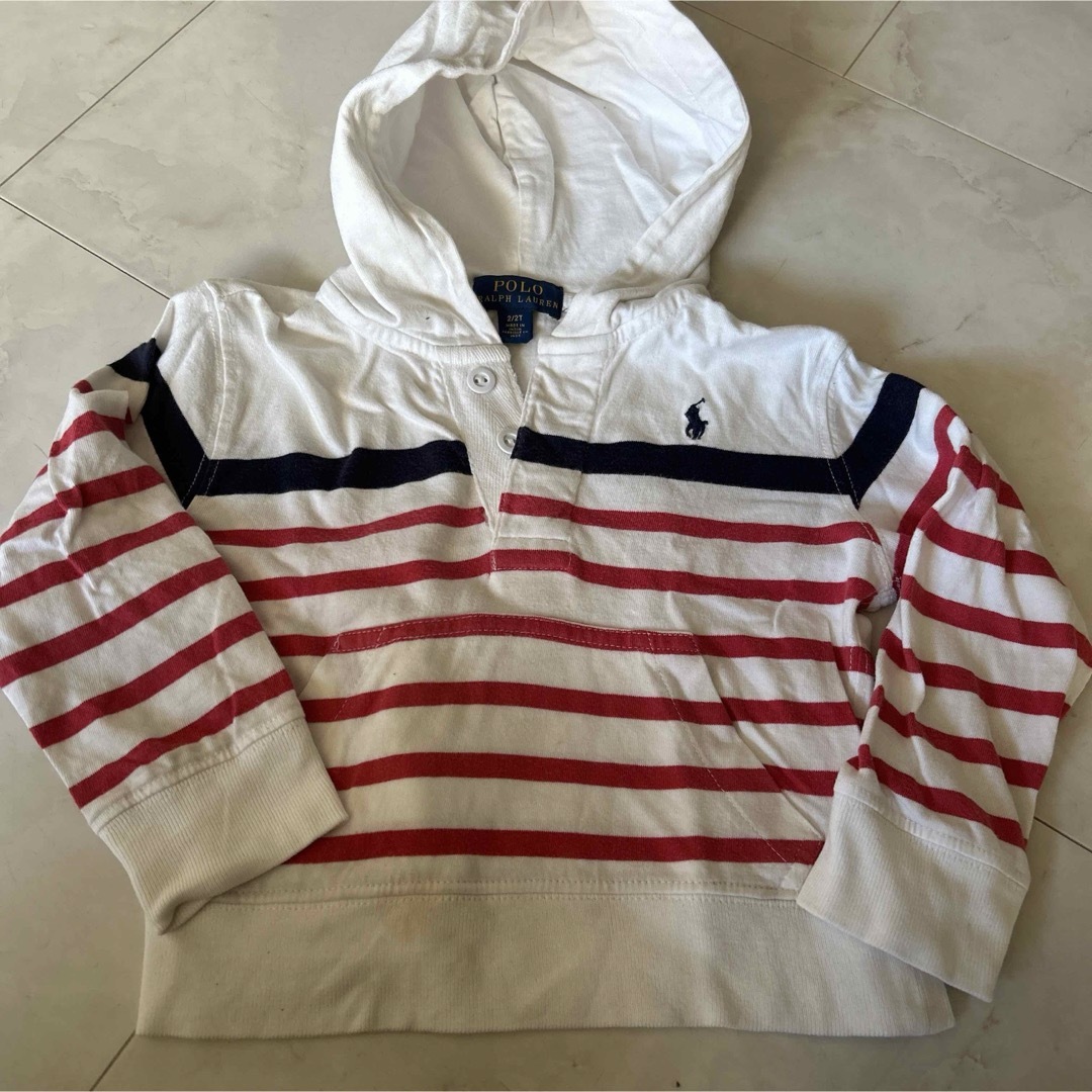 POLO RALPH LAUREN(ポロラルフローレン)のラルフ　薄手パーカー　90 キッズ/ベビー/マタニティのキッズ服男の子用(90cm~)(Tシャツ/カットソー)の商品写真