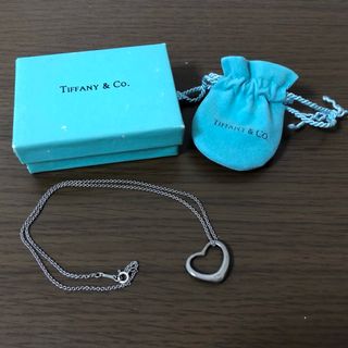 ティファニー(Tiffany & Co.)のオープンハート　ネックレス(ネックレス)