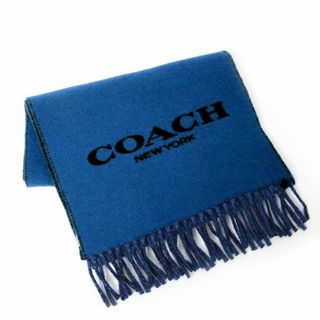 コーチ(COACH)の【新品未使用】コーチ COACH マフラー CK717 メンズレディース ネイビ(マフラー/ショール)