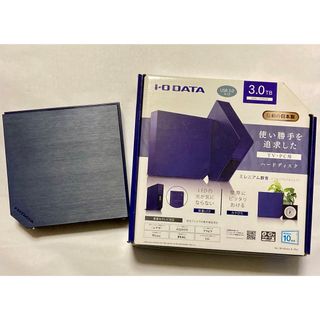 アイオーデータ(IODATA)のI•O DATA 外付けHDD 3TB TV PC PS4 縦置き 横置き(PC周辺機器)