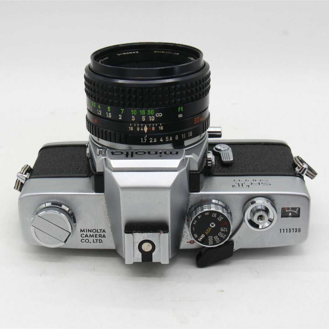 KONICA MINOLTA(コニカミノルタ)のミノルタ SRT SUPER +MC Rokkor-PF 1:1.7 50mm スマホ/家電/カメラのカメラ(フィルムカメラ)の商品写真