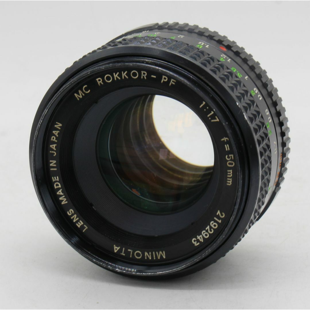 KONICA MINOLTA(コニカミノルタ)のミノルタ SRT SUPER +MC Rokkor-PF 1:1.7 50mm スマホ/家電/カメラのカメラ(フィルムカメラ)の商品写真