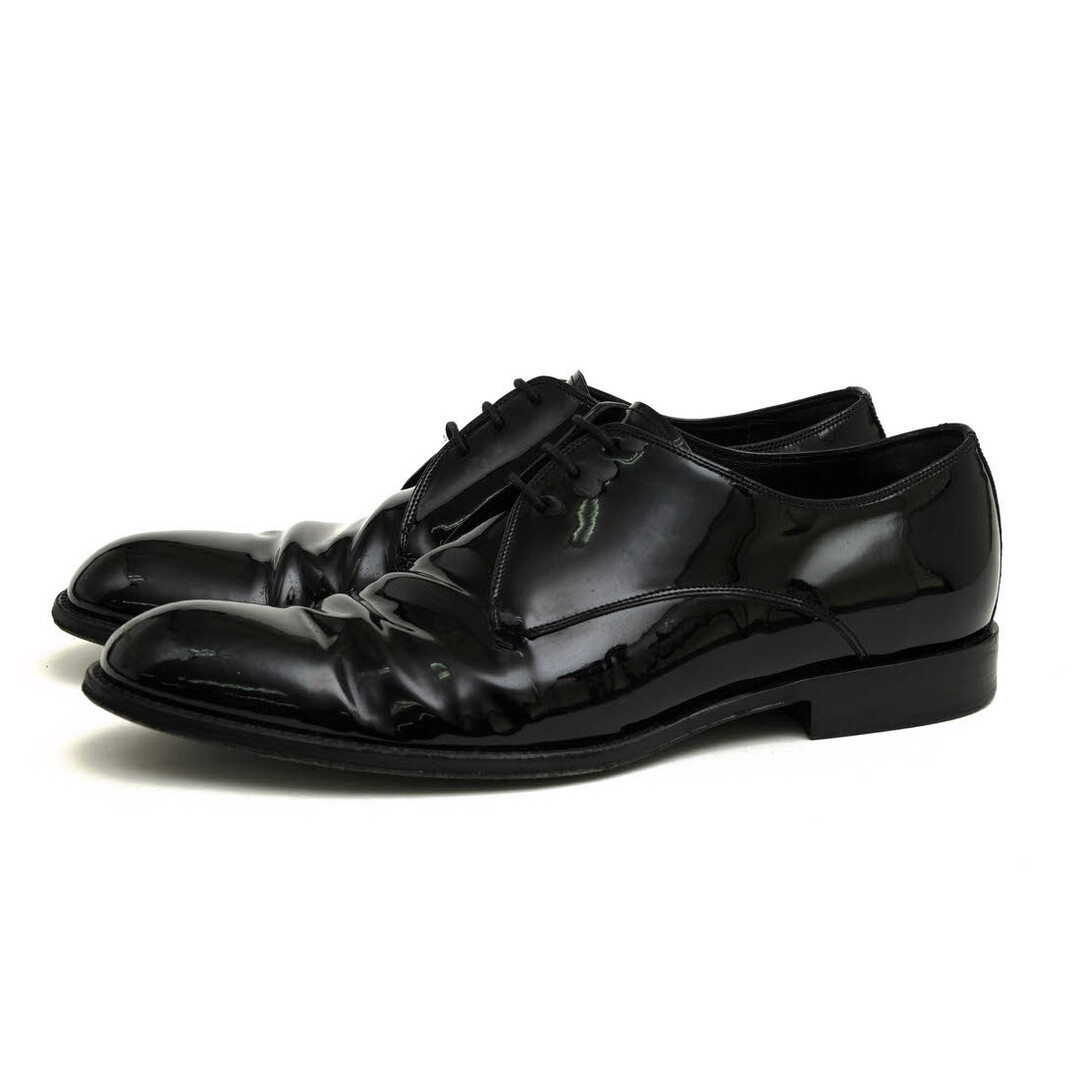 ディオールオム／Dior HOMME シューズ ビジネスシューズ 靴 ビジネス メンズ 男性 男性用エナメル パテント レザー 革 本革 ブラック 黒  11HBM ダービーシューズ プレーントゥ レザーソール靴/シューズ