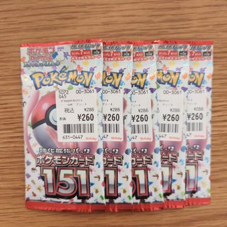 ポケモン(ポケモン)の強化拡張パック　ポケモンカード　151　バラ　5パック　セット(Box/デッキ/パック)