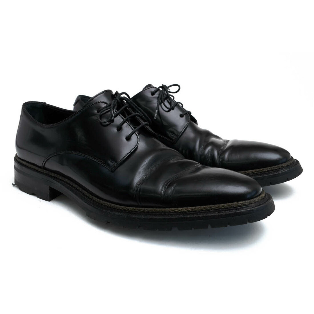 DOLCE&GABBANA(ドルチェアンドガッバーナ)のドルガバ／DOLCE＆GABBANA シューズ ビジネスシューズ 靴 ビジネス メンズ 男性 男性用レザー 革 本革 ブラック 黒  CA2066 5994 STRINGATA SHADE オックスフォードシューズ プレーントゥ Vibramソール メンズの靴/シューズ(ドレス/ビジネス)の商品写真