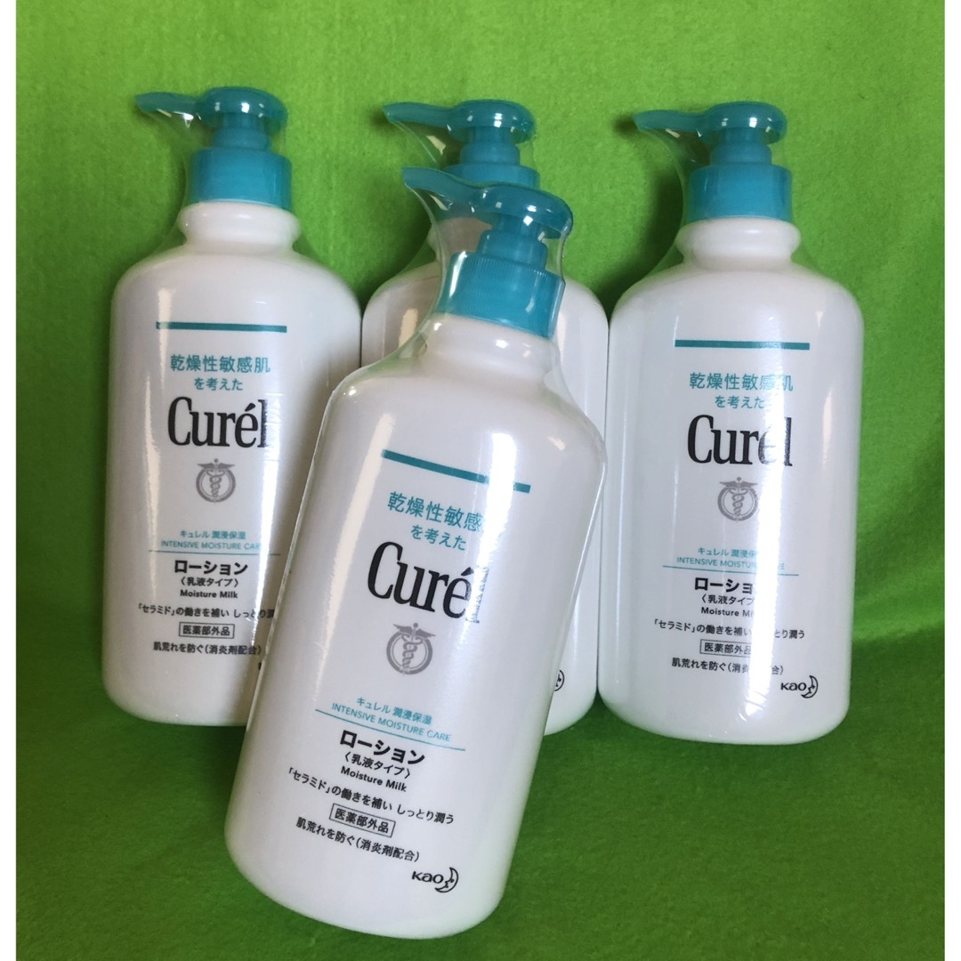 Curel(キュレル)のキュレル ローション ポンプ 410ml 4本 未開封 コスメ/美容のボディケア(ボディローション/ミルク)の商品写真