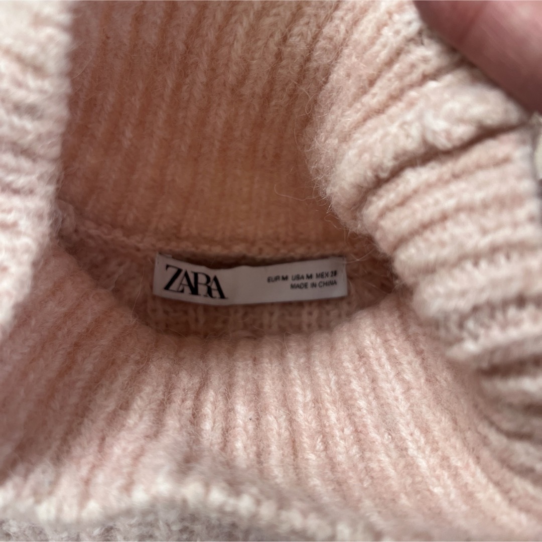 ZARA(ザラ)のZARA ザラ　ニット　ピンク レディースのトップス(ニット/セーター)の商品写真