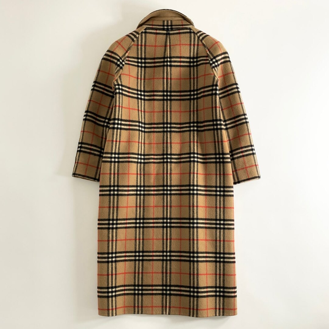 BURBERRY(バーバリー)の24M5 《美品》 BURBERRYS バーバリー ノバチェック リバーシブルウールコート ダブルフェイス ベージュ アウター 羽織 上着 レディースのジャケット/アウター(ロングコート)の商品写真