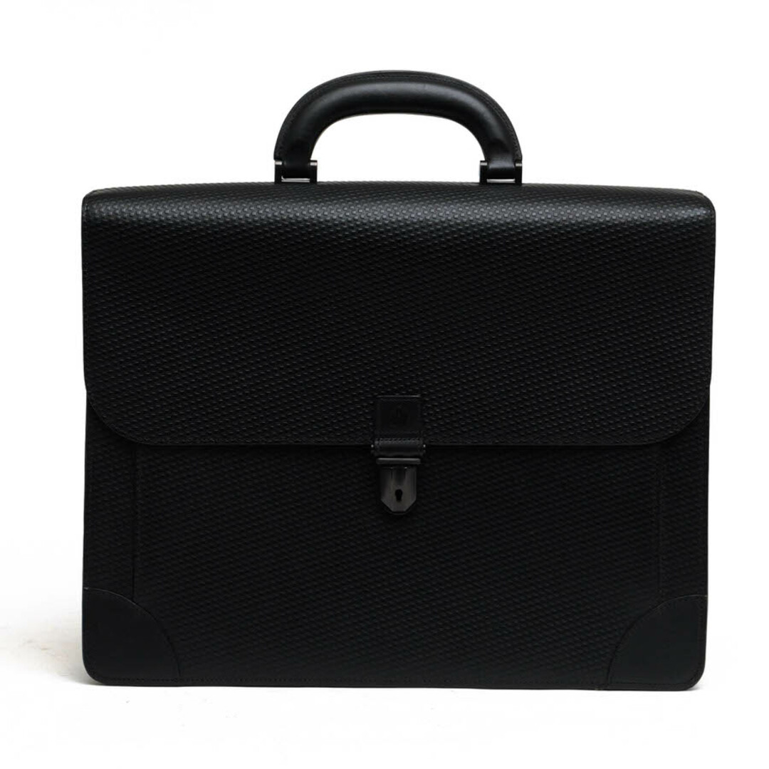 ダンヒル／Dunhill バッグ ブリーフケース ビジネスバッグ 鞄 ビジネス メンズ 男性 男性用レザー 革 本革 ブラック 黒  L3L680A MICRO D-EIGHT マイクロ ディーエイト フラップ式バッグ