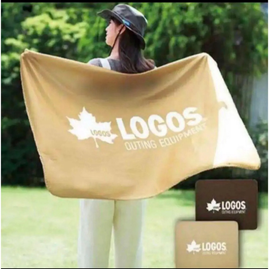 LOGOS ゆったりブランケット インテリア/住まい/日用品の寝具(毛布)の商品写真