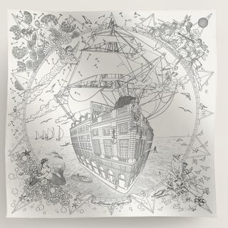 HERMES - エルメス24SS新品新作カレ 90 《エルメス・フラッグ HERMES - エルメス24SS新品新作カレ 90 《エルメス・フラッグ