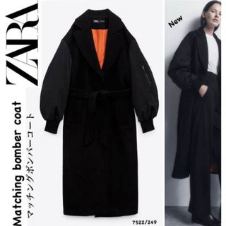 ZARA - ZARAマッチングボンバーコートの通販｜ラクマ