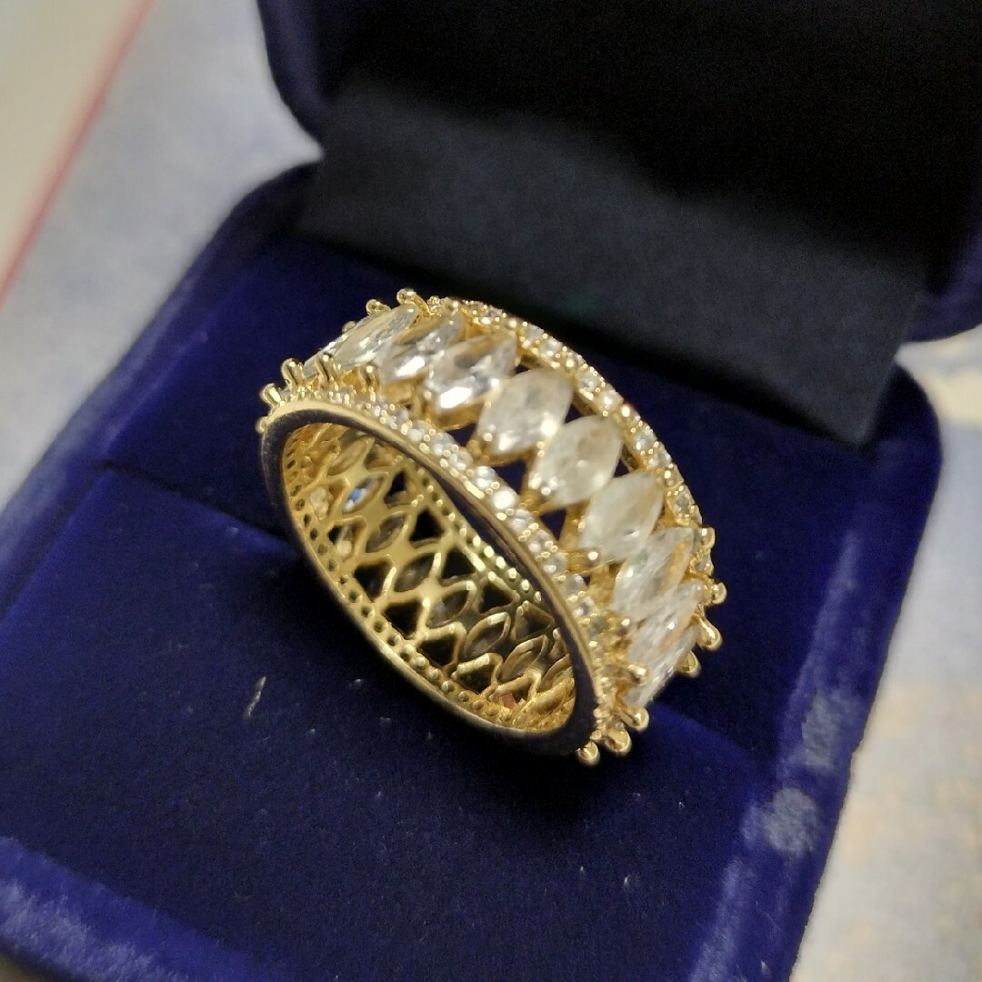 ヴィンテージ ゴールドトーン リング 指輪 レディースのアクセサリー(リング(指輪))の商品写真