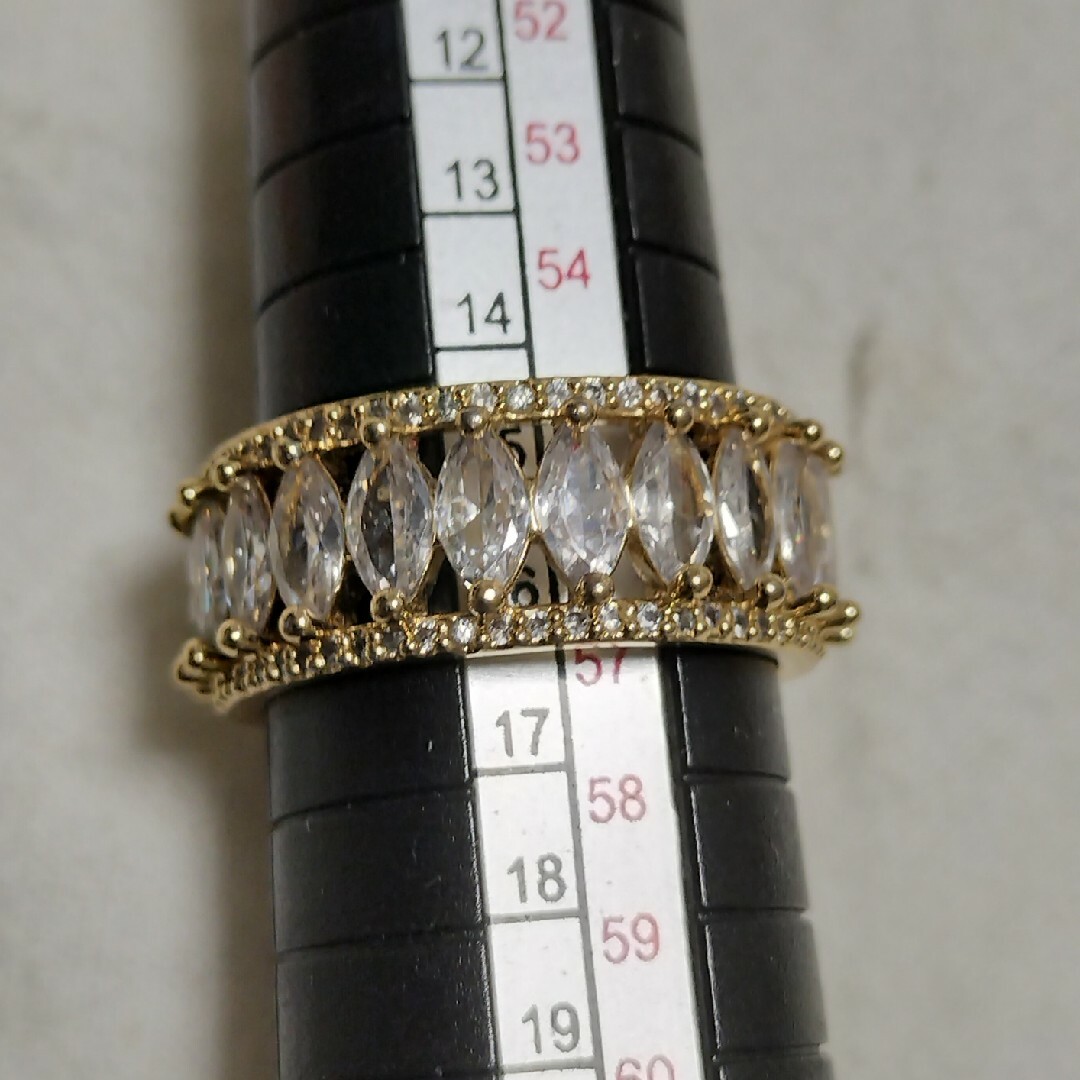 ヴィンテージ ゴールドトーン リング 指輪 レディースのアクセサリー(リング(指輪))の商品写真