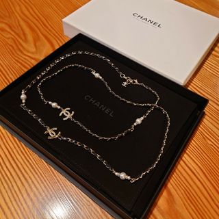 シャネル(CHANEL)のCHANELネックレスシャネルメタルカーフスキン(ネックレス)