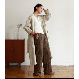 TODAYFUL - Georgette Rough Trousers 38グリーン 週末限定値下げの ...