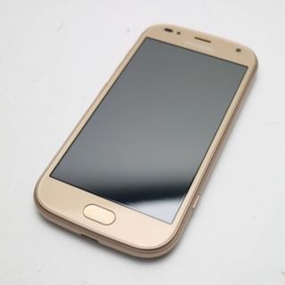 フジツウ(富士通)の新品同様 F-01L らくらくスマートフォン me ゴールド (スマートフォン本体)