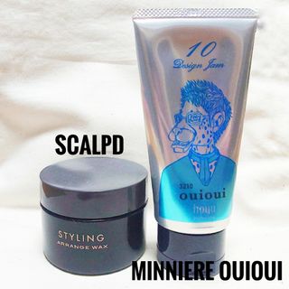 【セット売り】ミニーレウイウイ　デザインジャム・スカルプD　アレンジワックス(ヘアワックス/ヘアクリーム)