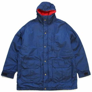 ウールリッチ(WOOLRICH)の70s Woolrichウールリッチ 中綿入り マウンテンパーカー 紺★ビンテージ オールド ジャケット アウトドア オーバーサイズ ビッグサイズ(マウンテンパーカー)