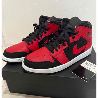 ナイキ(NIKE)のAIR JORDAN1 MID リバースブレッド (スニーカー)