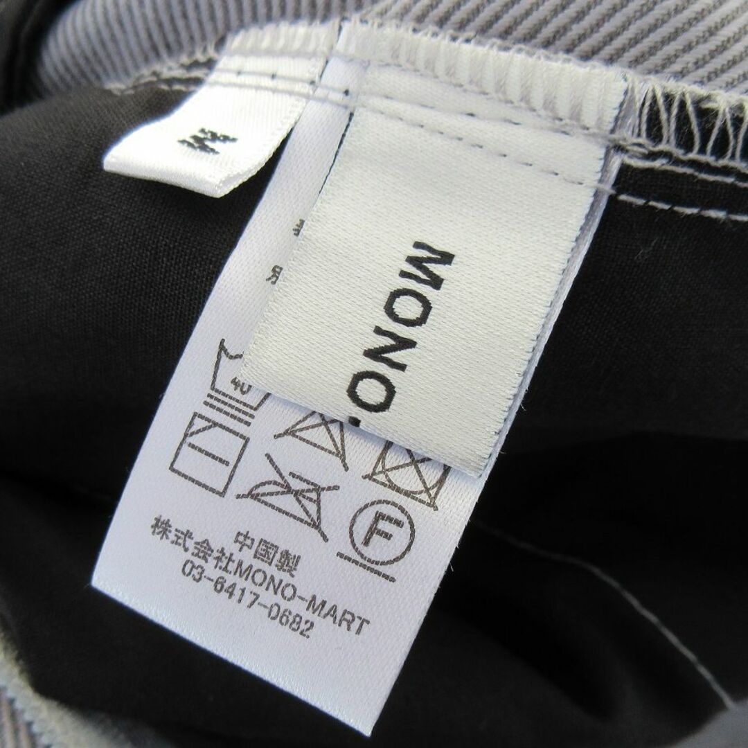 MONO-MART(モノマート)の 新品 モノマート セミ ワイド パンツ メンズ M グレー ズボン スラックス メンズのパンツ(スラックス)の商品写真