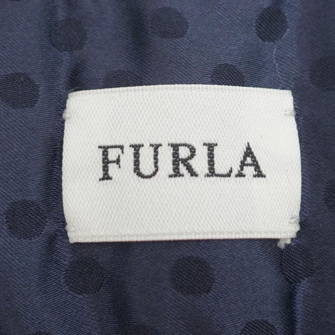 Furla(フルラ)のFURLA / フルラ ◆リボンマフラー/レッキスファー/ブラック 【レディース/ガールズ/LADY/女性/婦人】 レディースファッション【中古】 [0220475752] レディースのファッション小物(マフラー/ショール)の商品写真