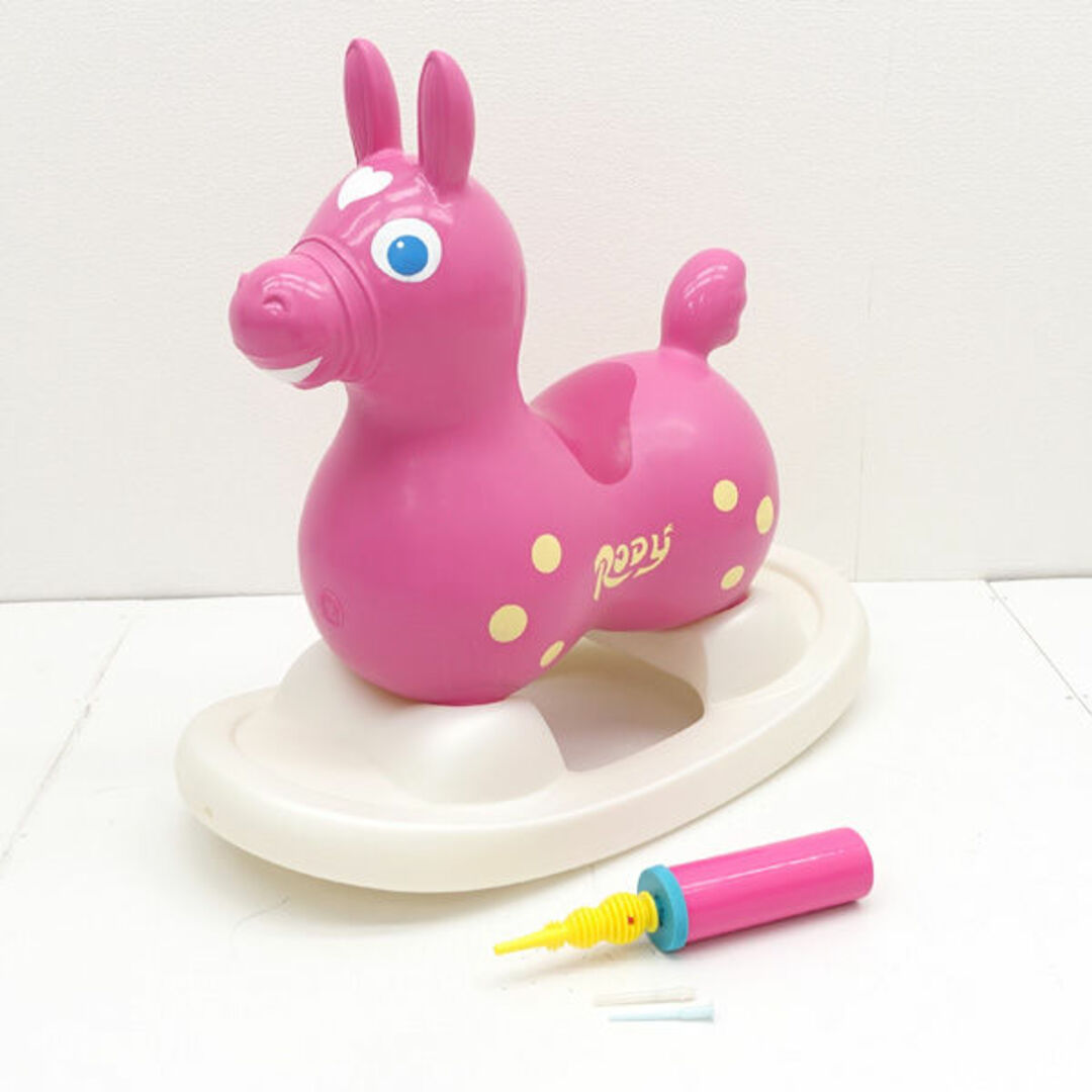 Rody(ロディ)のRODY / ロディ ■乗用ロディ ピンク ロッキングベース セット 子供用品【中古】  [0220478329] エンタメ/ホビーのテーブルゲーム/ホビー(三輪車/乗り物)の商品写真