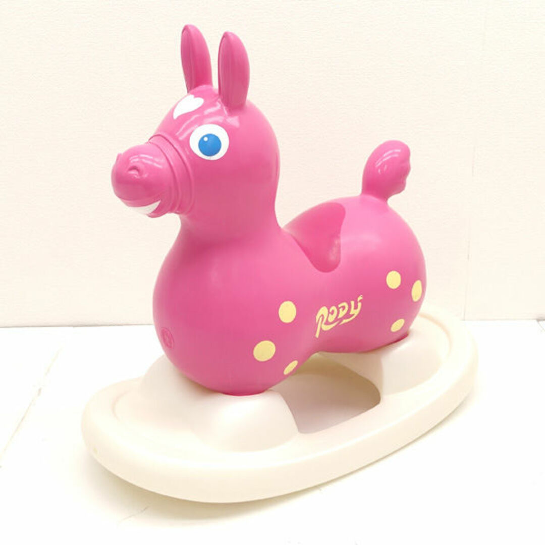 Rody(ロディ)のRODY / ロディ ■乗用ロディ ピンク ロッキングベース セット 子供用品【中古】  [0220478329] エンタメ/ホビーのテーブルゲーム/ホビー(三輪車/乗り物)の商品写真