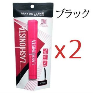 メイベリン(MAYBELLINE)のメイベリン ラッシュニスタ N 01 ブラック マスカラ ロング 新品(マスカラ)