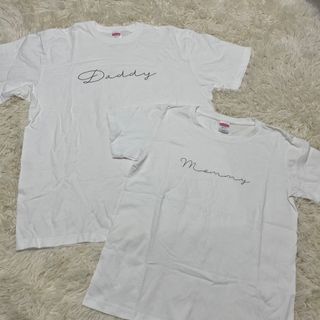 Tシャツ Daddy Mammy シンプルデザイン(Tシャツ(半袖/袖なし))