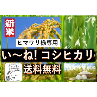 広島県産★R５年産　★い～ね！コシヒカリ30kg（精米後27kgになります。）(米/穀物)