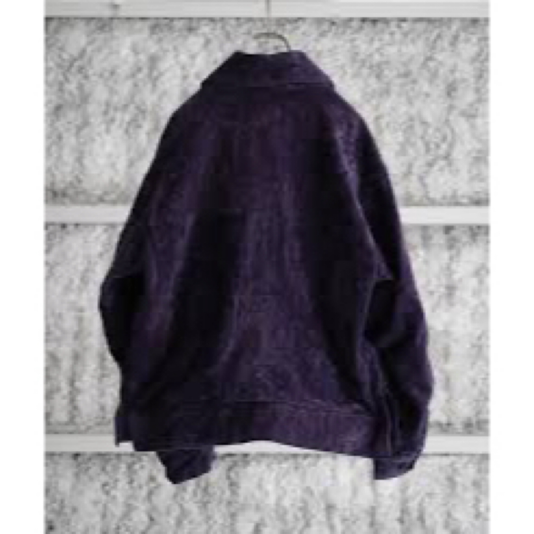 1LDK SELECT(ワンエルディーケーセレクト)の23AW Ancellm LINEN PILE SHORT JACKET 2 メンズのジャケット/アウター(ブルゾン)の商品写真