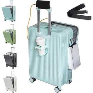 スーツケース フロントオープン 機内持ち込み キャリーケース キャリーバッグ(スーツケース/キャリーバッグ)