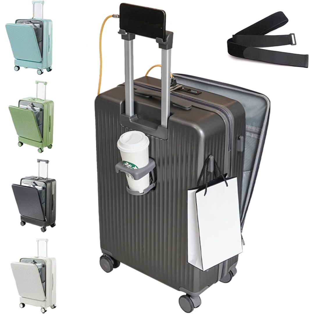 スーツケース フロントオープン 大型　キャリーケース キャリーバッグ メンズのバッグ(トラベルバッグ/スーツケース)の商品写真