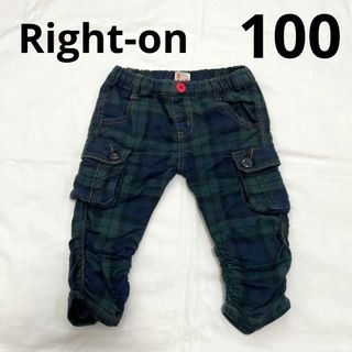 ライトオン(Right-on)の⚫︎Right-on⚫︎チェック柄　パンツ　100(パンツ/スパッツ)