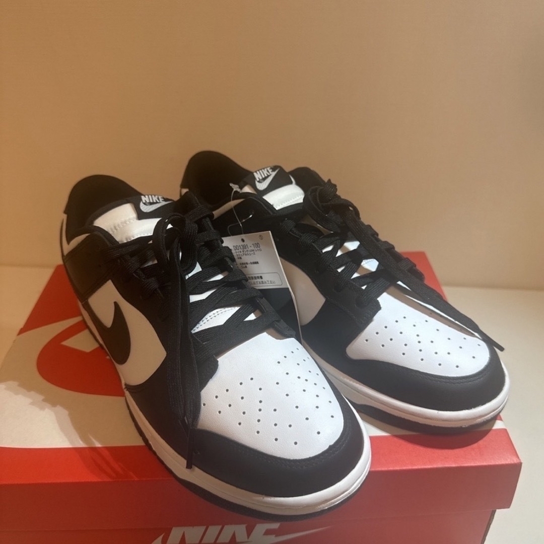 NIKE DUNK LOW BLACK/WHITE 28.5cmメンズ